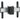Alternate-Image1 Image for Chief Fusion Medium Ceiling Display Mount - For Monitors 32-65" - Black