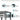 Alternate-Image5 Image for StarTech 4-Post 12U Mobile Open Frame Server Rack, 19" Network Rack with Casters, Rolling Rack for Computer/AV/Data/IT Equipment