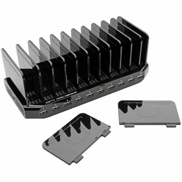 Alternate-Image9 Image for Tripp Lite by Eaton 10-Port USB Charging Station with Adjustable Storage 12V 8A (96W) USB Charger Output