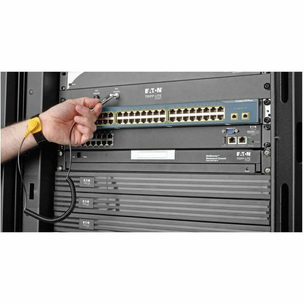 Alternate-Image3 Image for Tripp Lite by Eaton Rack Enclosure/Open Frame Server Cabinet ESD Grounding Panel 1U