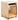 Gator Elite Furniture Series Desk 10U Rack (Natural Maple Matte Finish)
